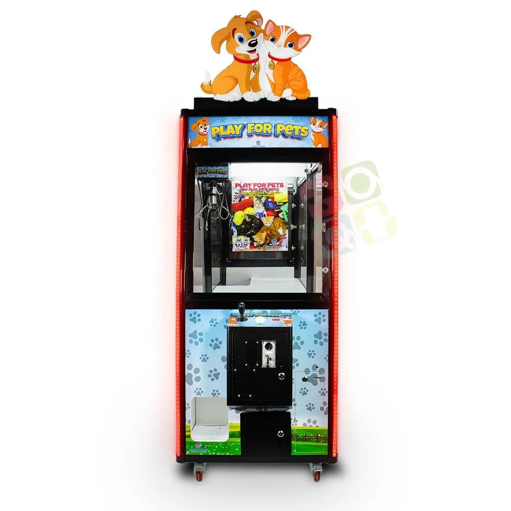 Cheap Amusement Park Coin Operated Game Machine Toy Vending Arcade Claw Crane Machine Claw Machine With Bill Acceptor