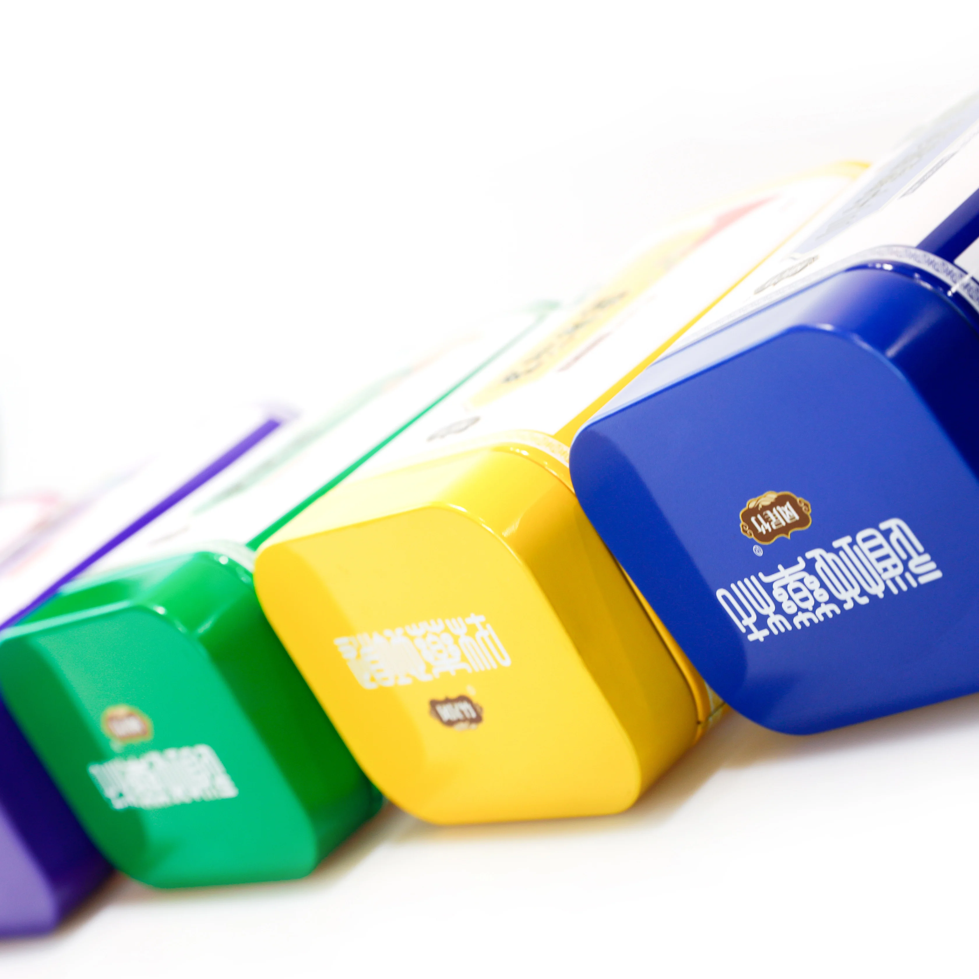 Custom Color Metal rectangular Candy Gift Box Packaging Tin Box food health box