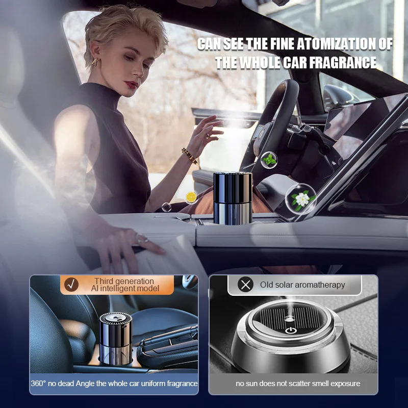 New Perfume Accessories Aromatherapy Automatic Spray Aroma Diffuser Car Air Freshener