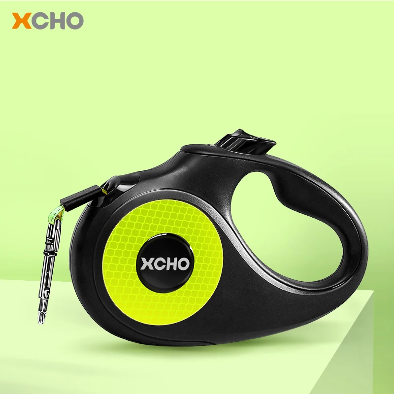 Reflective Tape Retractable roulette leash Dog Walking Leash Automatic extendable Rope Heavy Duty retractable dog leash