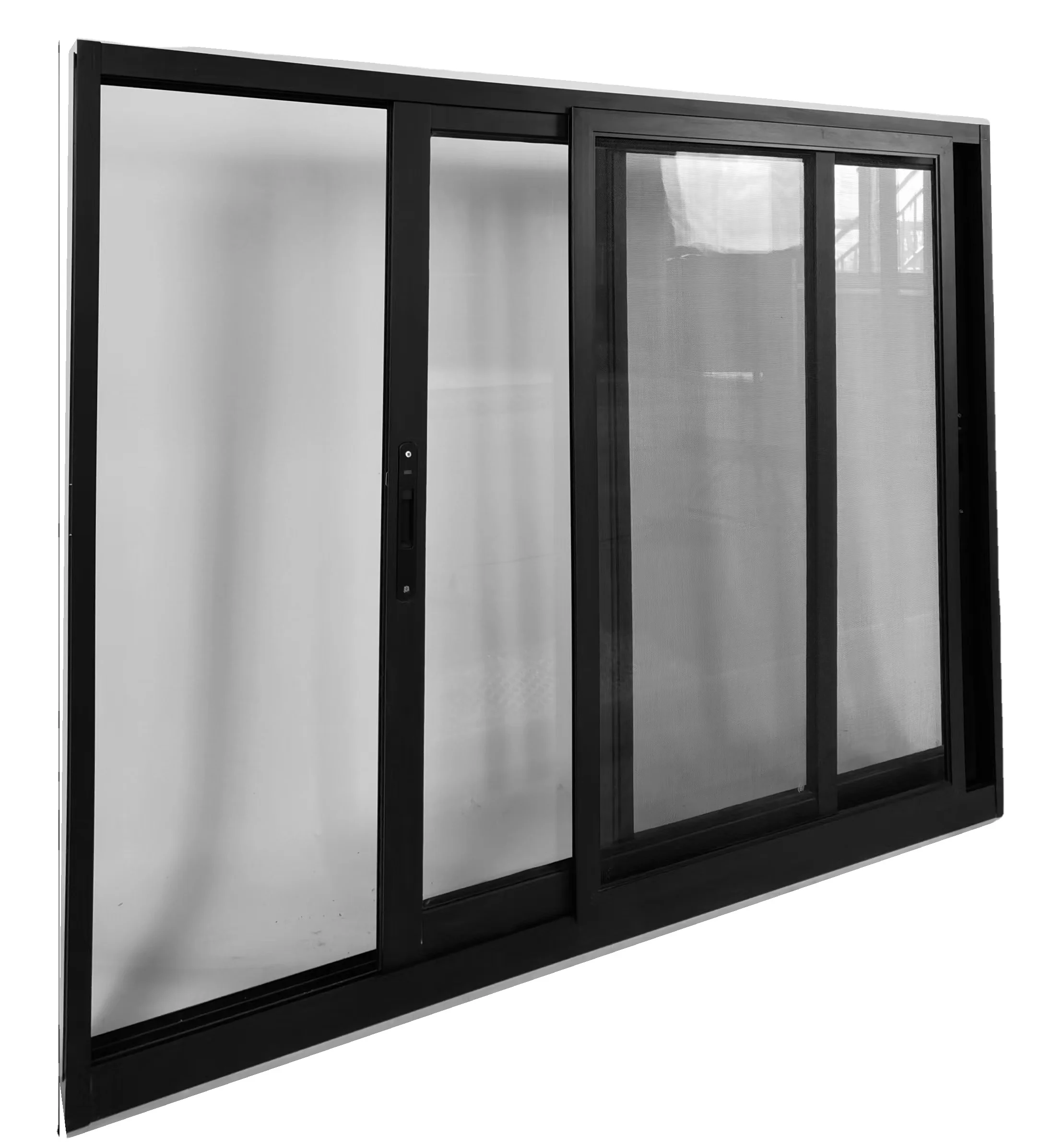 Powder Coated  Panoramic Kitchen Balcony Modern Aluminum Arched Sliding Window