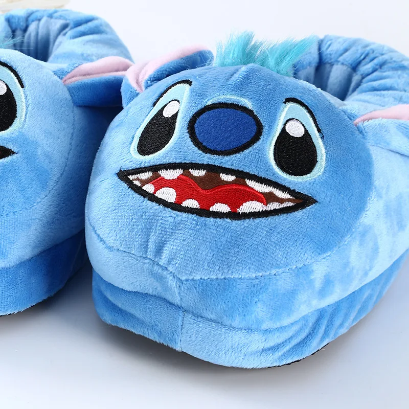 Высококачественные теплые детские тапочки Lilo & Stitch Kawaii Peluche с мультяшным аниме плюшевый Зимний милый комфортный Рождественский подарок