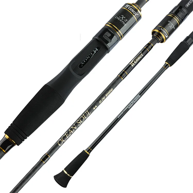 Wholesale fuji guide high carbon  fiber slow pitch overhead slow jigging rod