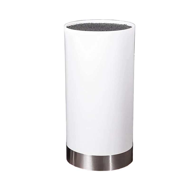 Germany Hot Sale Black Universal knife block for kitchen knives with PET bristles