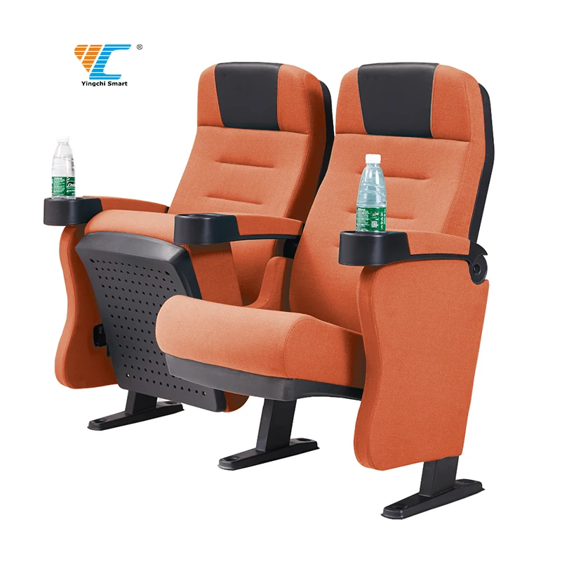 Good quality Auditorium Cinema Chairs Theater Seats With Cupholder Movie Theatre Seating Asientos de cine en venta