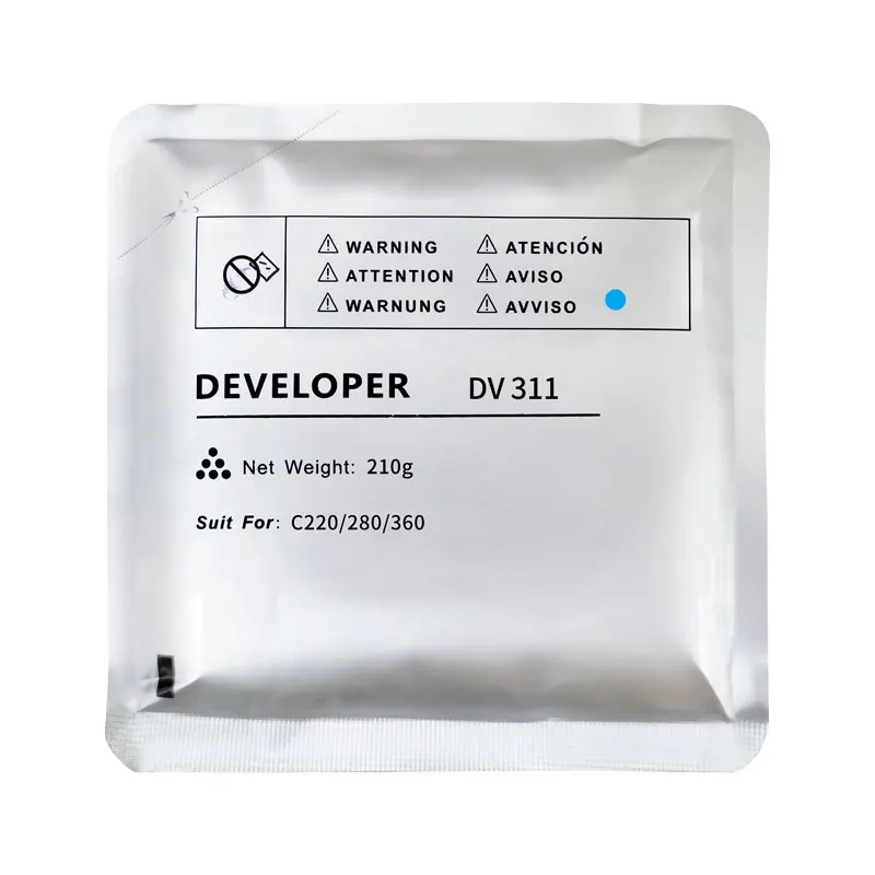Popular high quality Compatible toner DV311 280  360 203 452 C220 Copier Color Developer for Konica Minolta Bizhub