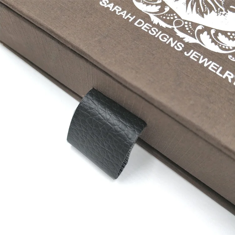 Custom Gold Foil Logo Cardboard Matte Black box with foam insert