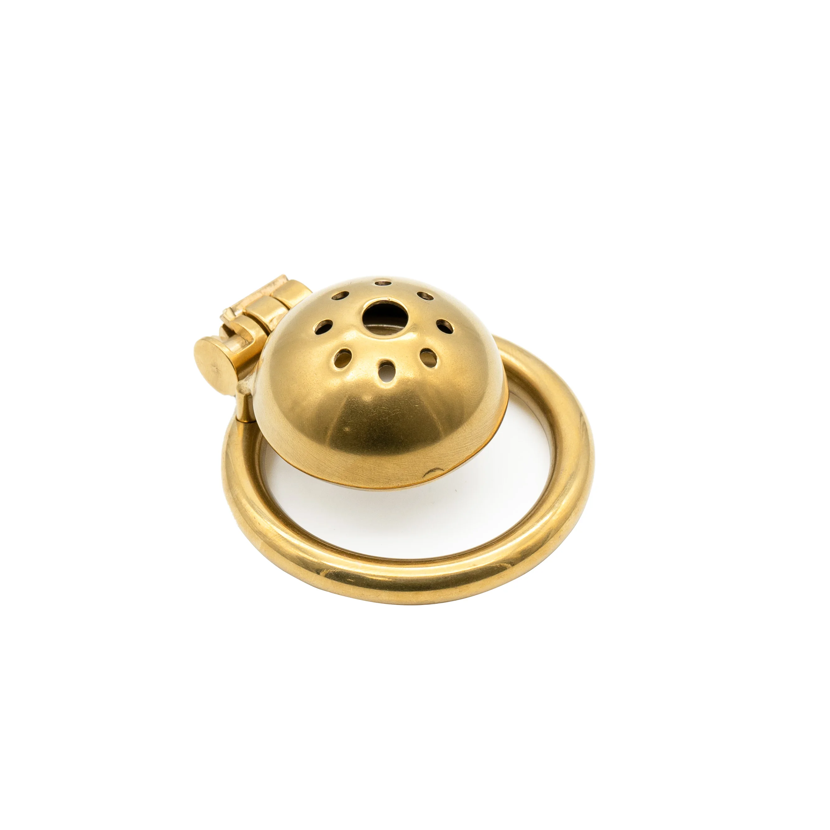 Stainless Steel Small Size Cock Cage Male Chastity Device Penis Lock Sex Tool  Desire Control Ring