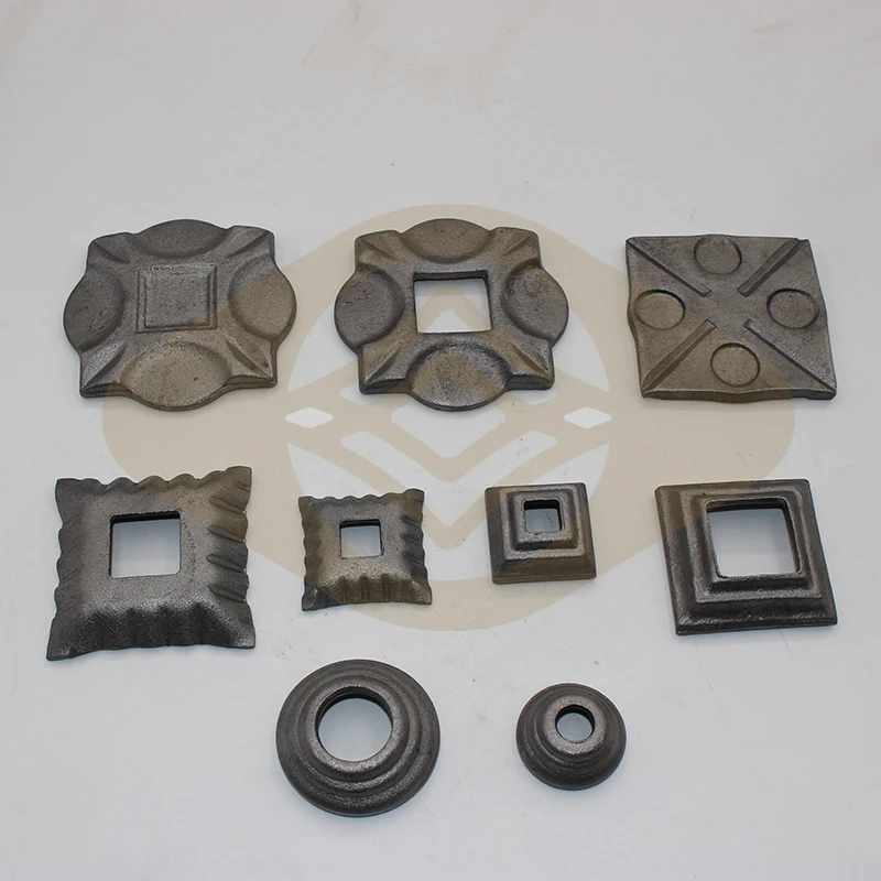 Ornamental Wrought Iron Plates Washer Fence Studs Gates Use Wrought Iron Components