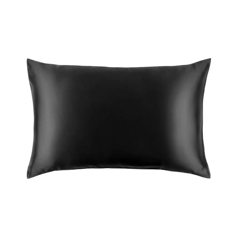 2024 Hidden Zipper Enveloped Hypoallergenic Silk Satin Pillowcase 100% Mulberry Pillow Case with Gift Box Set