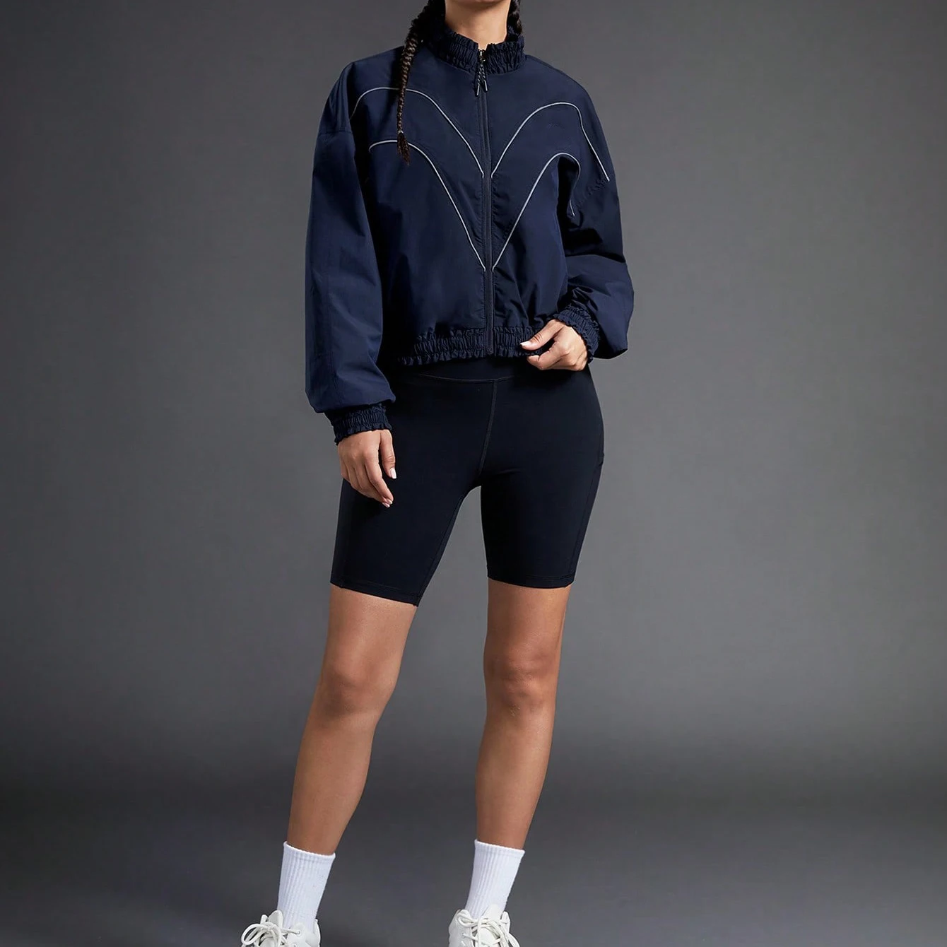 Wholesale Outdoor Long Sleeveless Equestrian Waterproof Tactical Women Softshell Jounior Jacket Fabric