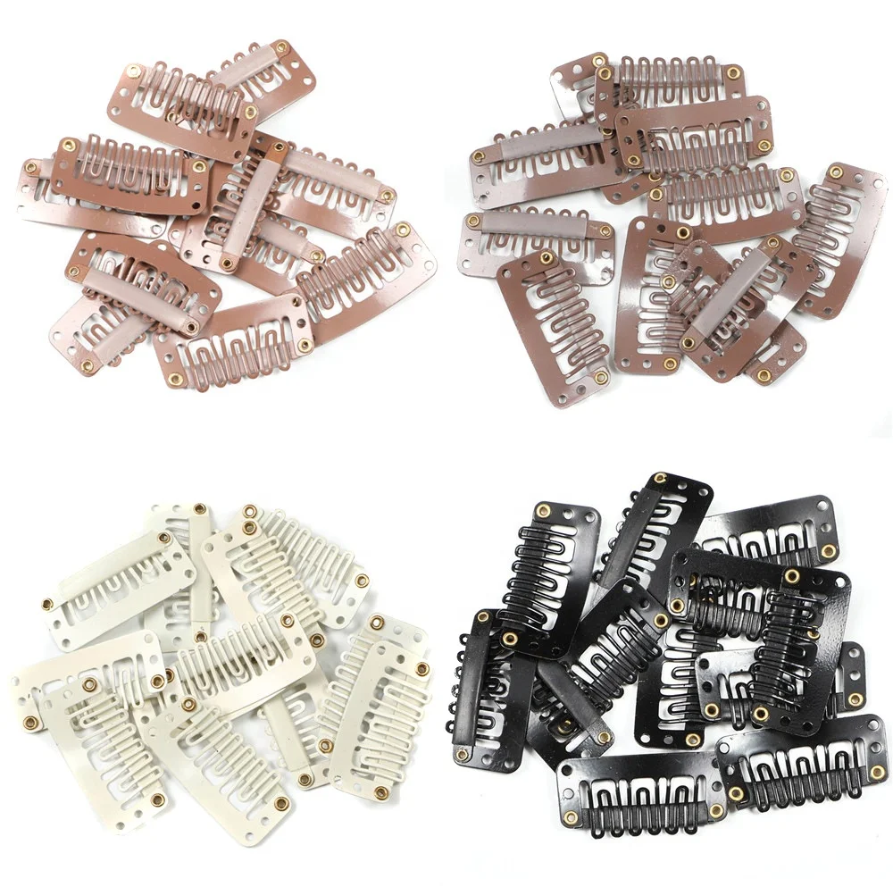 ARLANY U Shape Metal Snap Clips For Hair Extensions Wigs Weft Tools Fashion Hair Tool U Shape Snap Clips