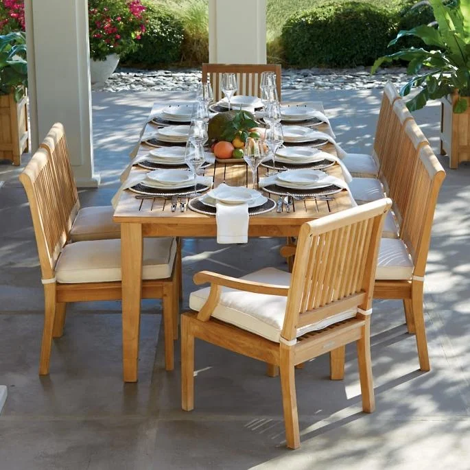 Luxury teak garden furniture outdoor  outdoor teak dining furniture