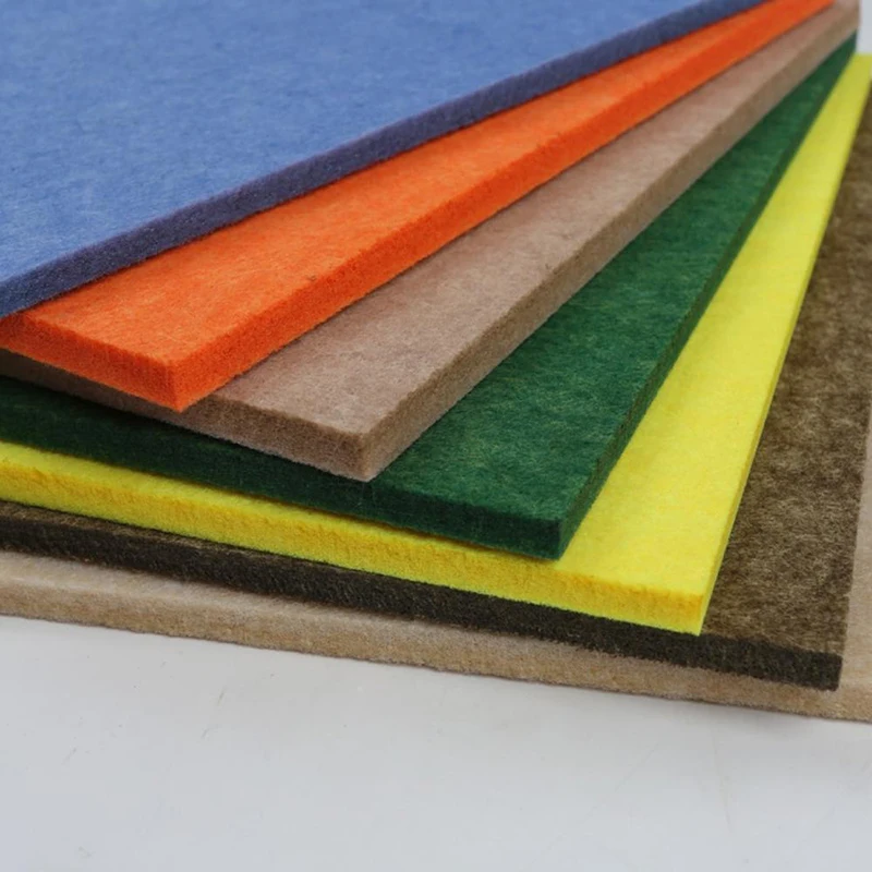 Multi Function Sound Absorbing Wool Felt Fabric Acoustic Wall Panels DIY Pet Felt Acoustic Panels