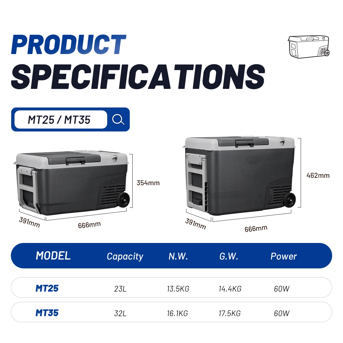 Custom Color 25 Liter DC 12V Refrigerator Portable Freezer Compressor Car Fridge with Cooling and Heating Function