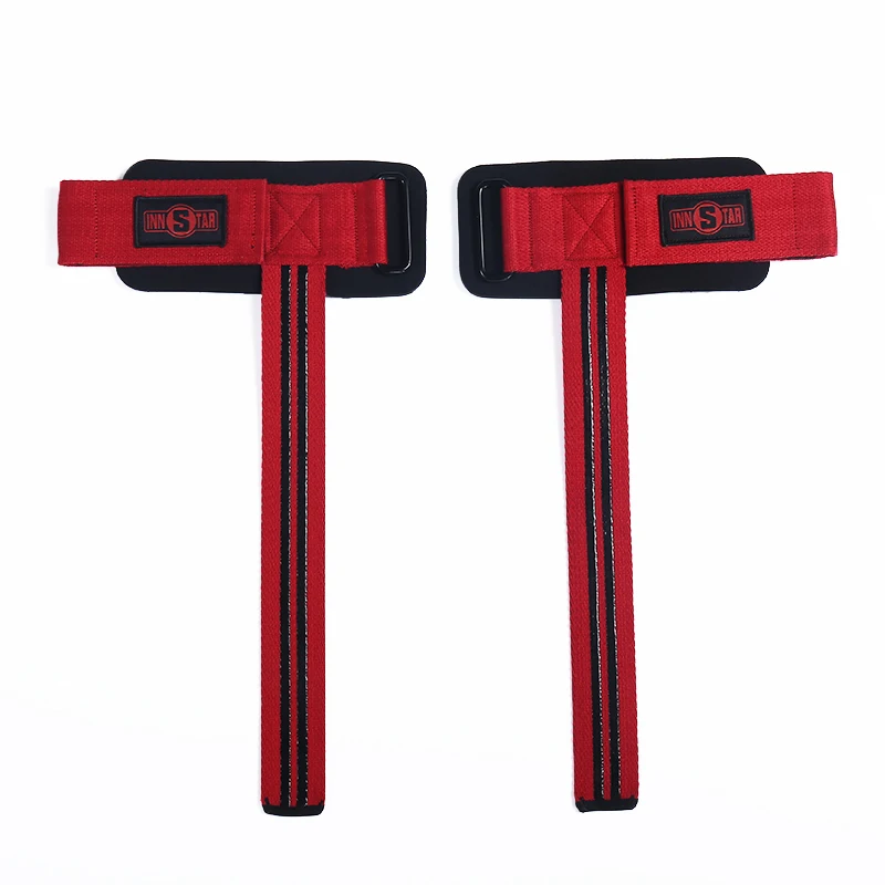 
Professional wrist support belt heavy duty non slip nylon black wrist wraps gym 