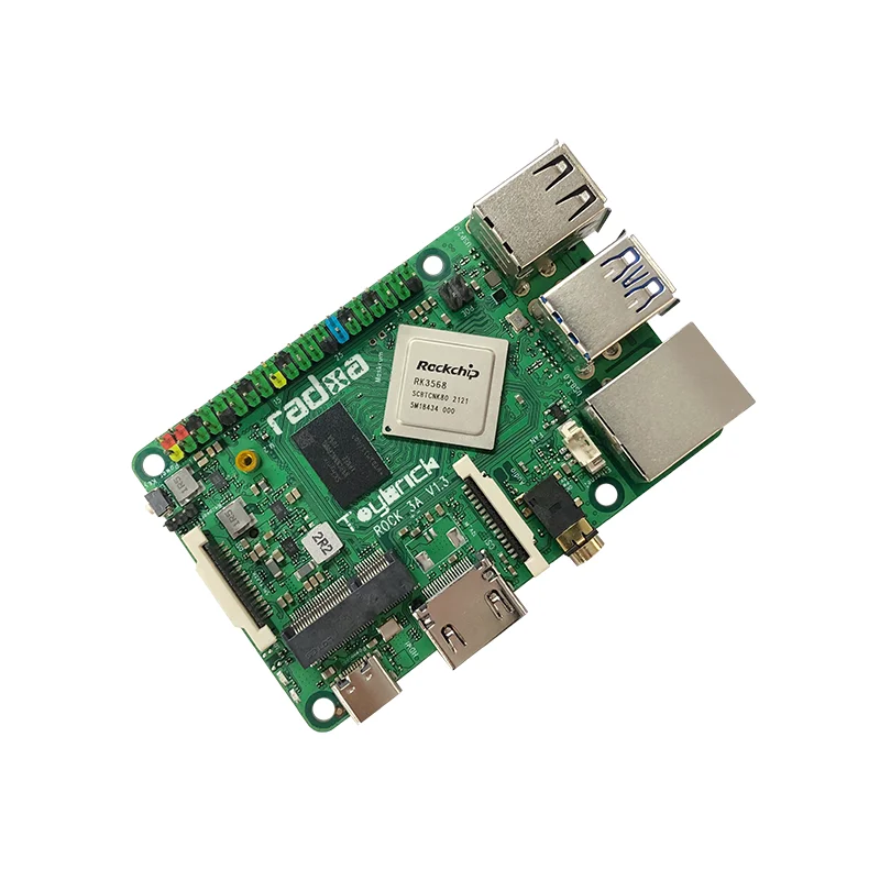 Новый продукт Rock PI 3A Rockchip Board RK3568 макетная плата 2 ГБ/4 ГБ/8 ГБ с открытым исходным кодом NPU искусственный интеллект