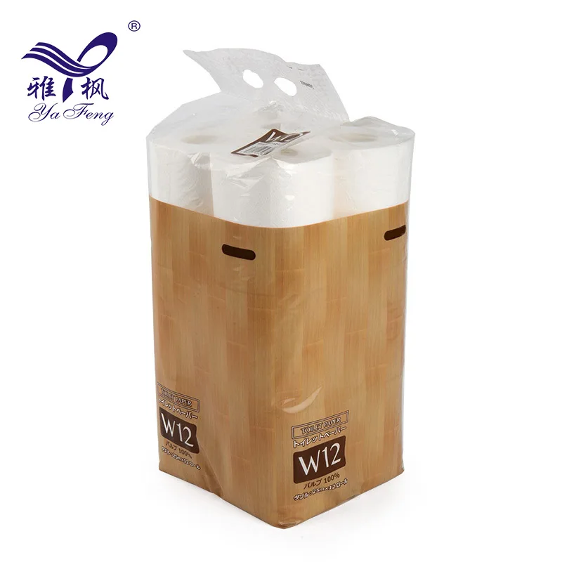 Wholesale Factory Direct White Virgin Wood Pulp Toilet Paper Roll  For Daily Use
