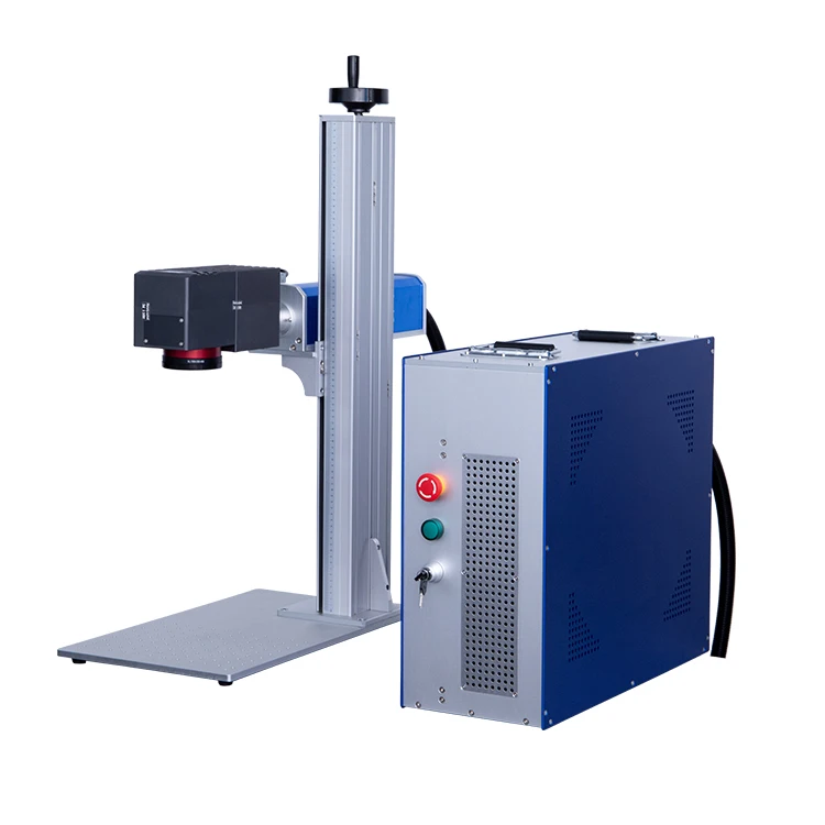 Small type 50W 60W 80W 100W JPT Raycus 3D laser marking machine portable model 3D fiber laser marking machine