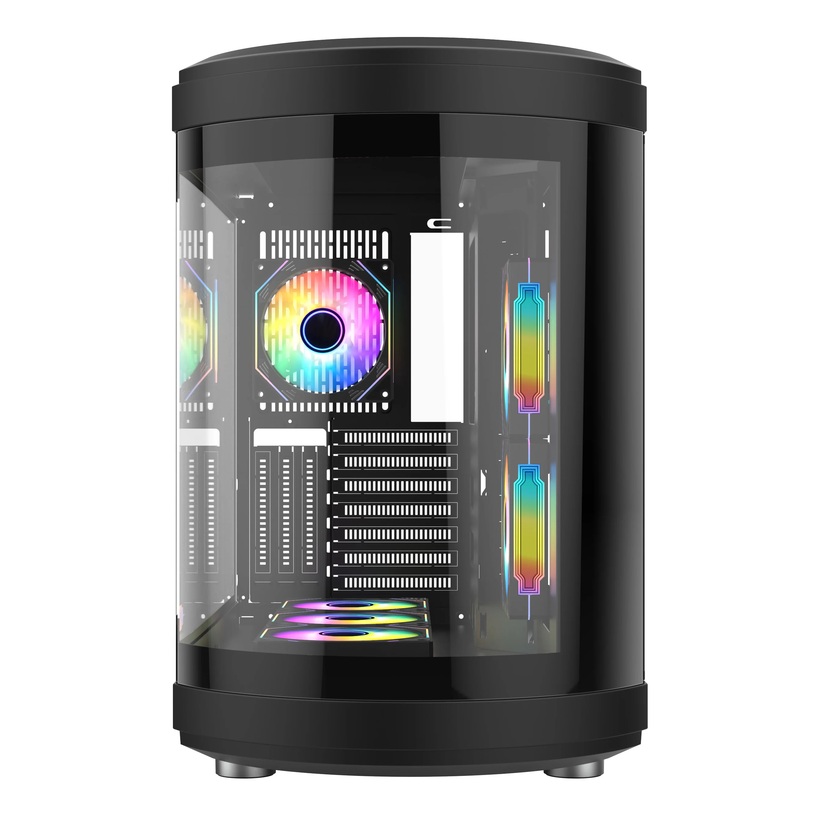 supports vertical of graphics card Gaming Computer case