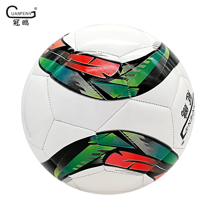 Pengteng Sport Wholesale High Quality Popular Design Official Size 5 Custom Logo Printed Durable TPU Soccer Ball for Training