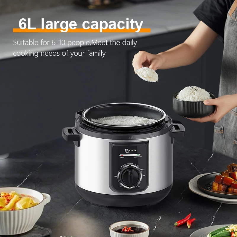 Vietnam 6-Quart Food Grade Pressure Cooker 12 Convenient Preset Menus Programmable Electric Pressure Cooker