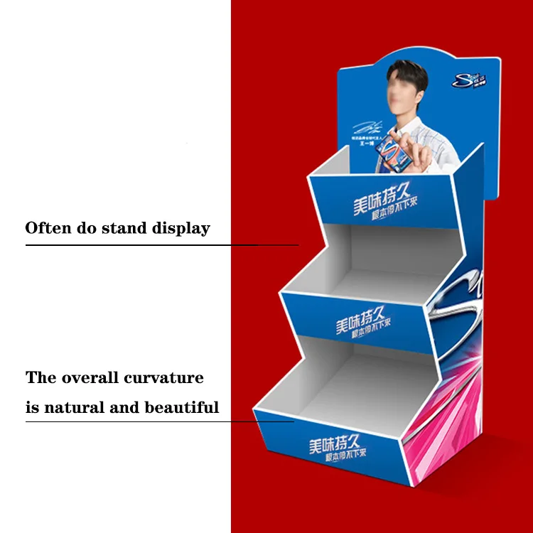 Rapid prototyping PVC candy chocolate food display stand shopping mall promotion customized candy stand