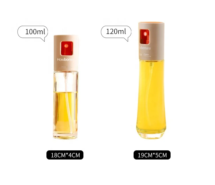 Wholesale household air frying pan edible oil olive oil high-pressure spray glass spray kettle