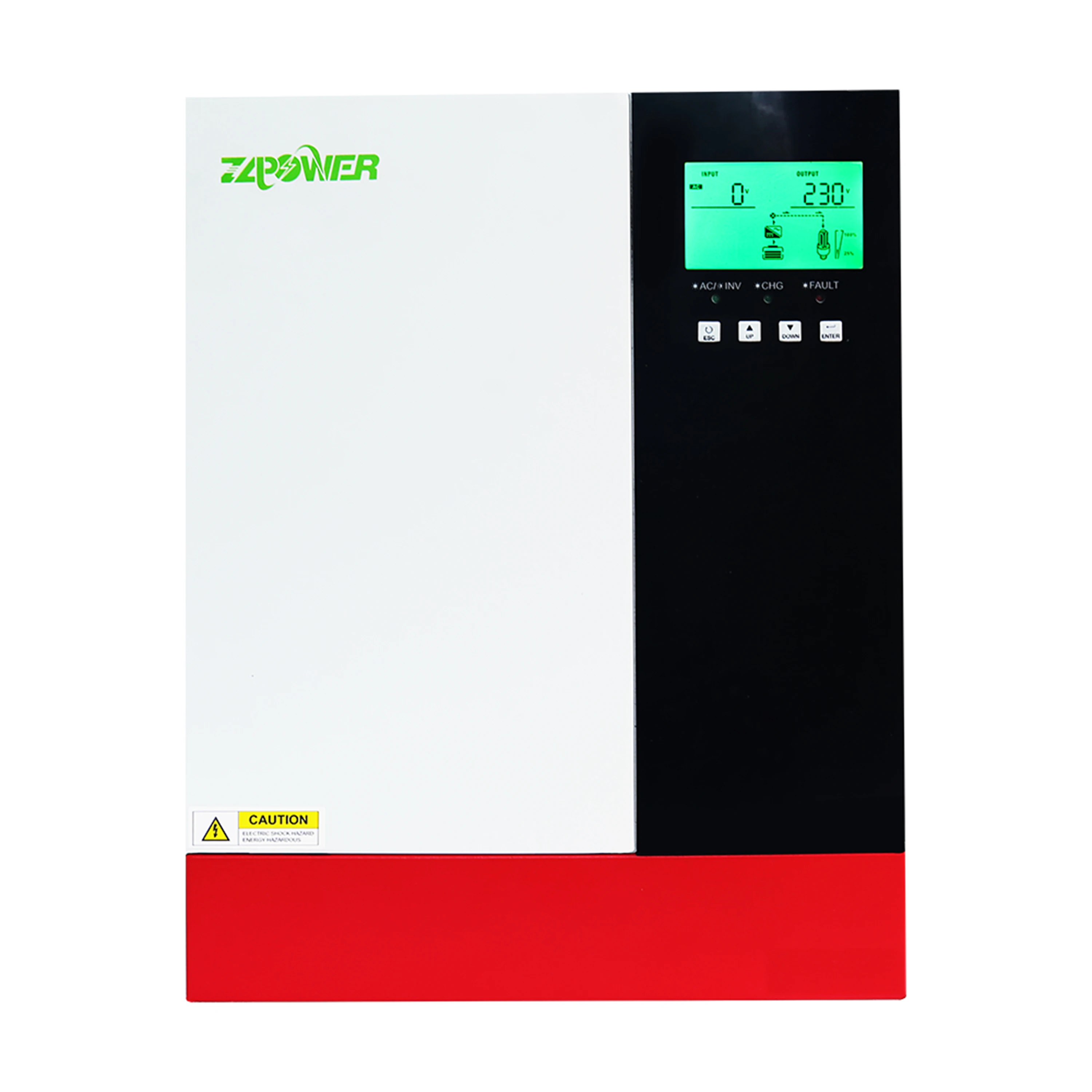 Wholesale MPPT solar hybrid inverter 24V/48V 5.5KW On Off Grid 5.5kva pure sine wave Hybrid Inverter for home usage