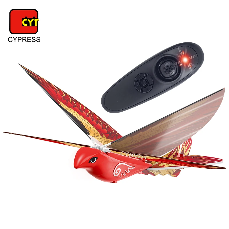 Popular 2.4Ghz Outdoor Flying RC Bird Toy Easy To Fly Remote Control Toys Bird Model With Light