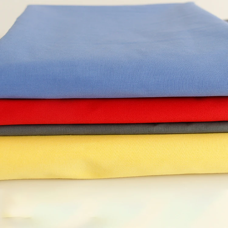 Factory Wholesale TC 65/35 Polyester Cotton Plain For  Workwear Uniform Material