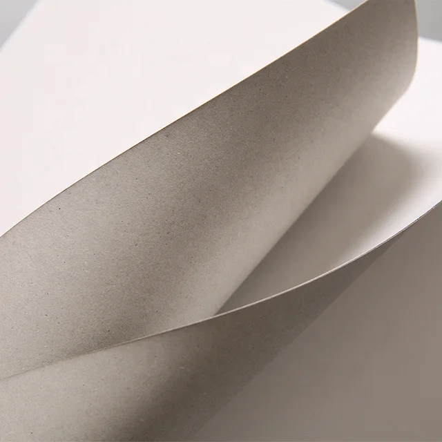 Fu Lam One side white with grey back duplex board: Customized duplex board paper of good quality.