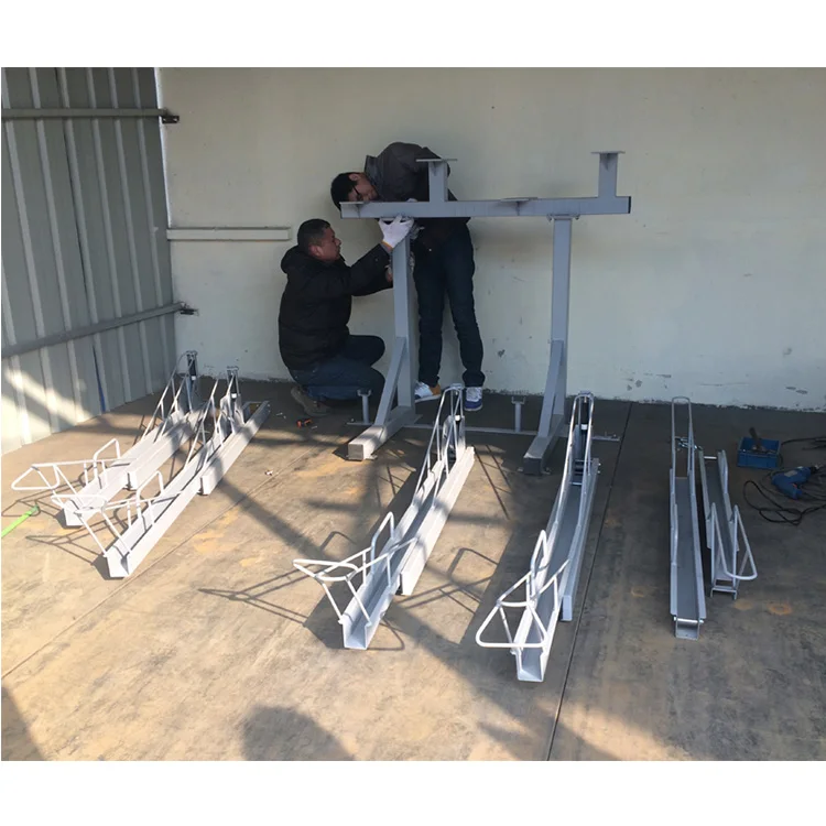 Double decker public freestanding holder bicycle stand two tier bike floor parking rack