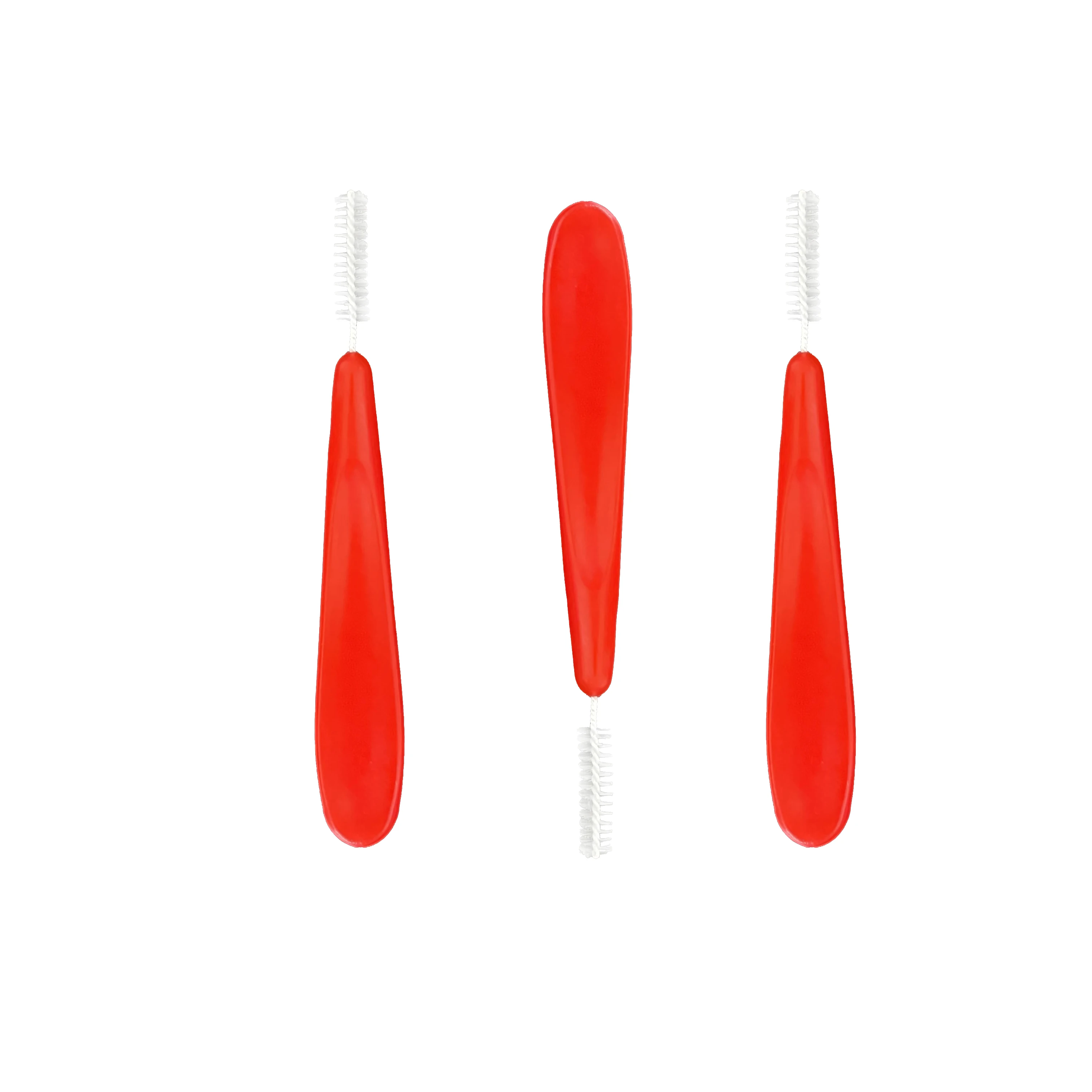 The factory director recommended to buy high quality, comfortable and beautiful self - branded flat handle interdental brush