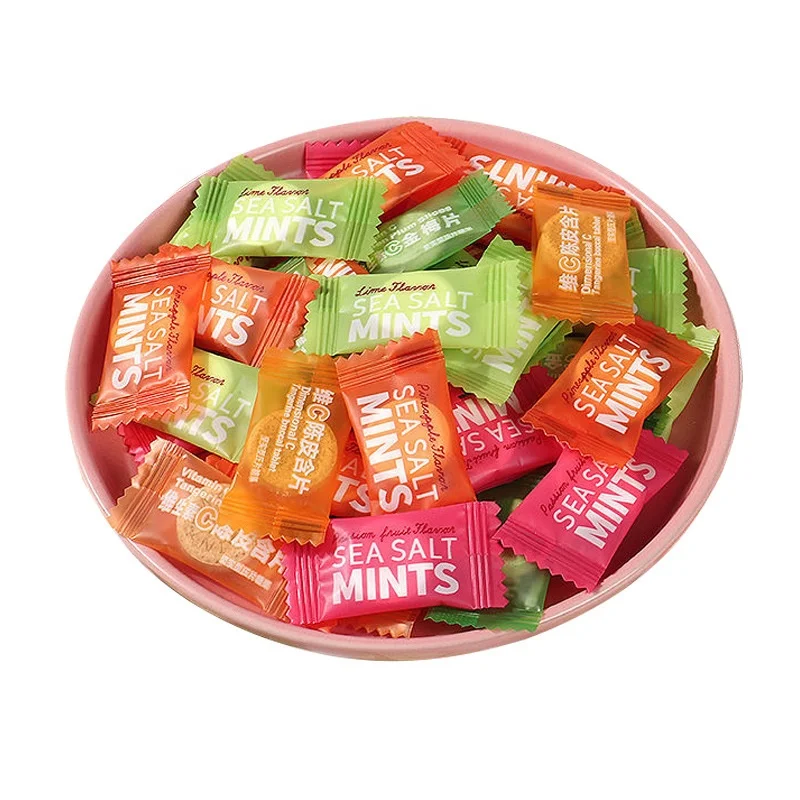 Sugar Free Doce Sea Salt Peppermint Cool Fresh Halal Snack Candy and Sweets Hard Mini Mint Candy