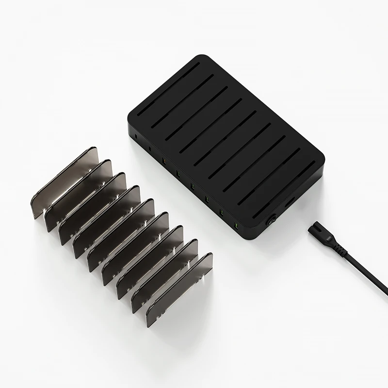 big portable dock charging station mobile phone chargers 2 port PD 20W tablet charging station