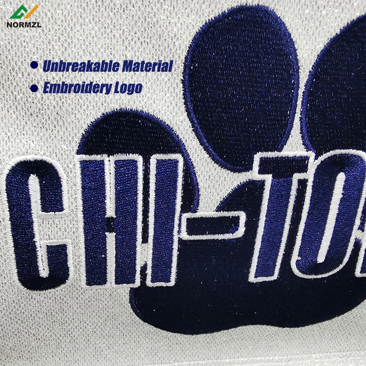 Normzl wholesale custom embroidery logo glitter cheerleading backpack design silver color sparkle cheerleader bags