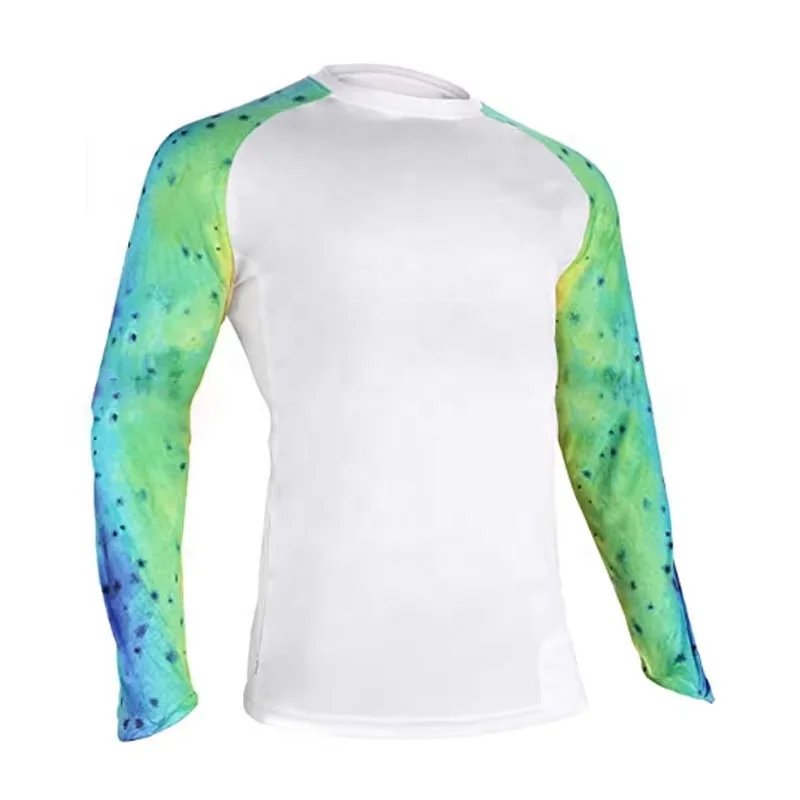 New Arrival Lightweight Blue Long Sleeve Marlin Outdoor Uv Fishing Shirts Quick Dry Fishing Clothing