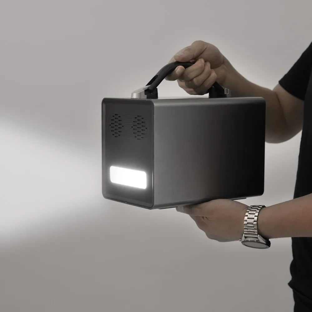 Lithium Ion Battery Ac Peak Power 600watts Multi Charging Power Bank Portable Power Station 500W