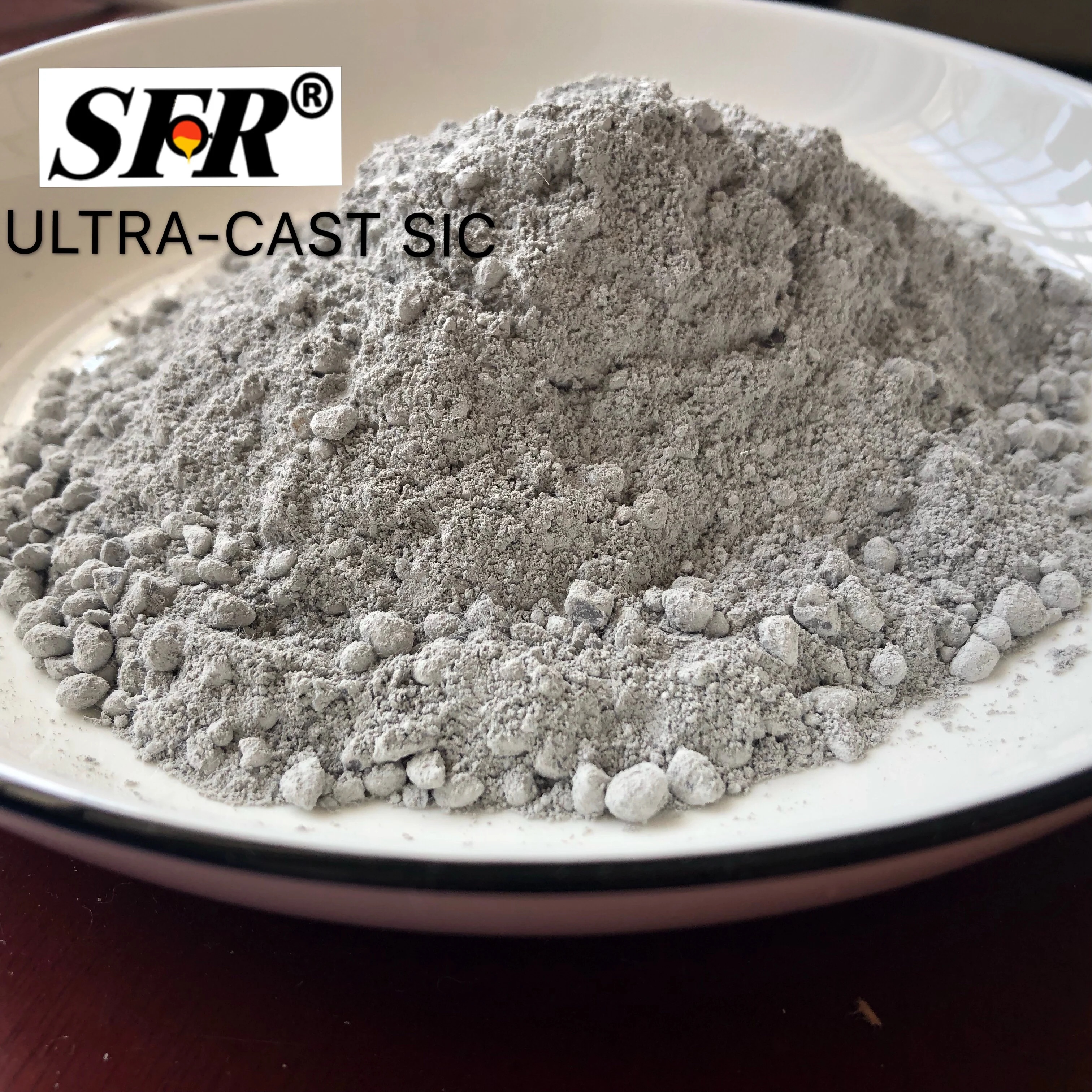 ULTRA-CAST SIC refractory casting material for launder and filter box for aluminum industry