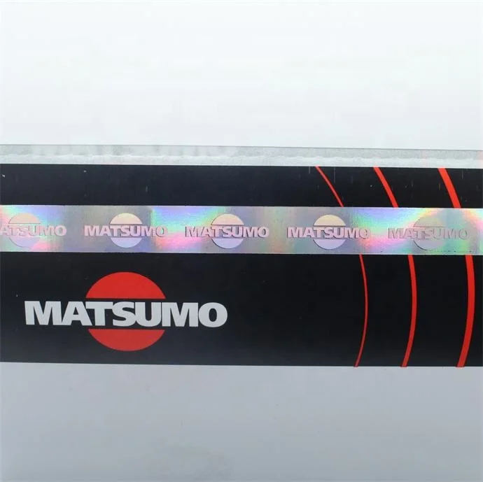 Custom UV logo hologram positioning thermal label security seal sticker