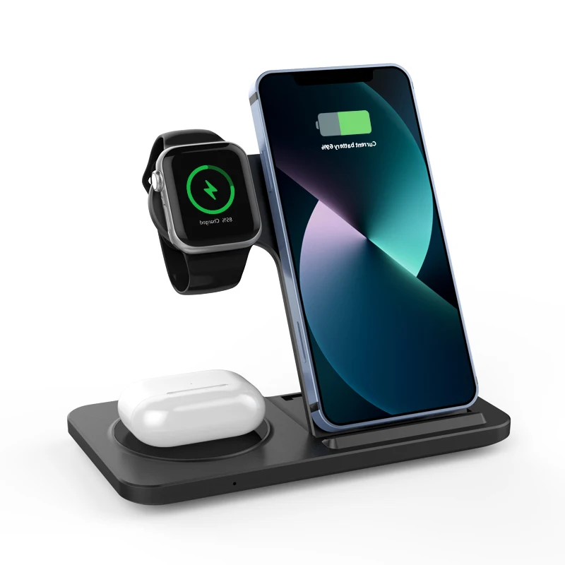Most Selling chargers batteries & power supplies 15W Universal Wireless Charger Dock Charging Station for Hand Held Devices
