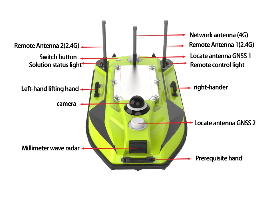 Hi Target iBoat BSA Unmanned Boat Surface Vehicle Surveying BSA Boat Autopilot Water Surveying Equipment USV Unmanned Ship