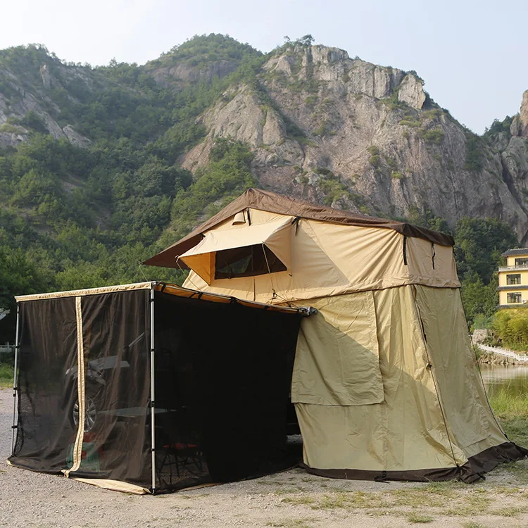 
2020 4wd tente de toit big car camping roof top tent awning with annex 