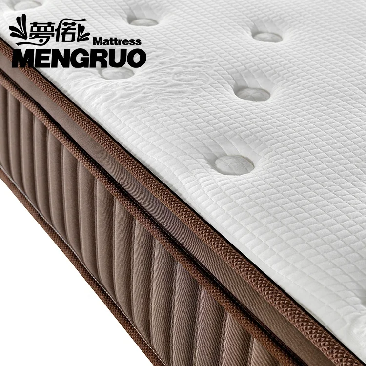 Factory price cheap hotel bedroom furniture memory foam bonnell orthopedic mattress queen size spring mattress