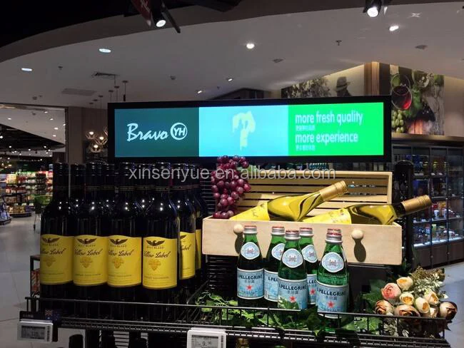 37 Inch Indoor Android System Ultra Wide Stretched Bar LCD Advertising Display