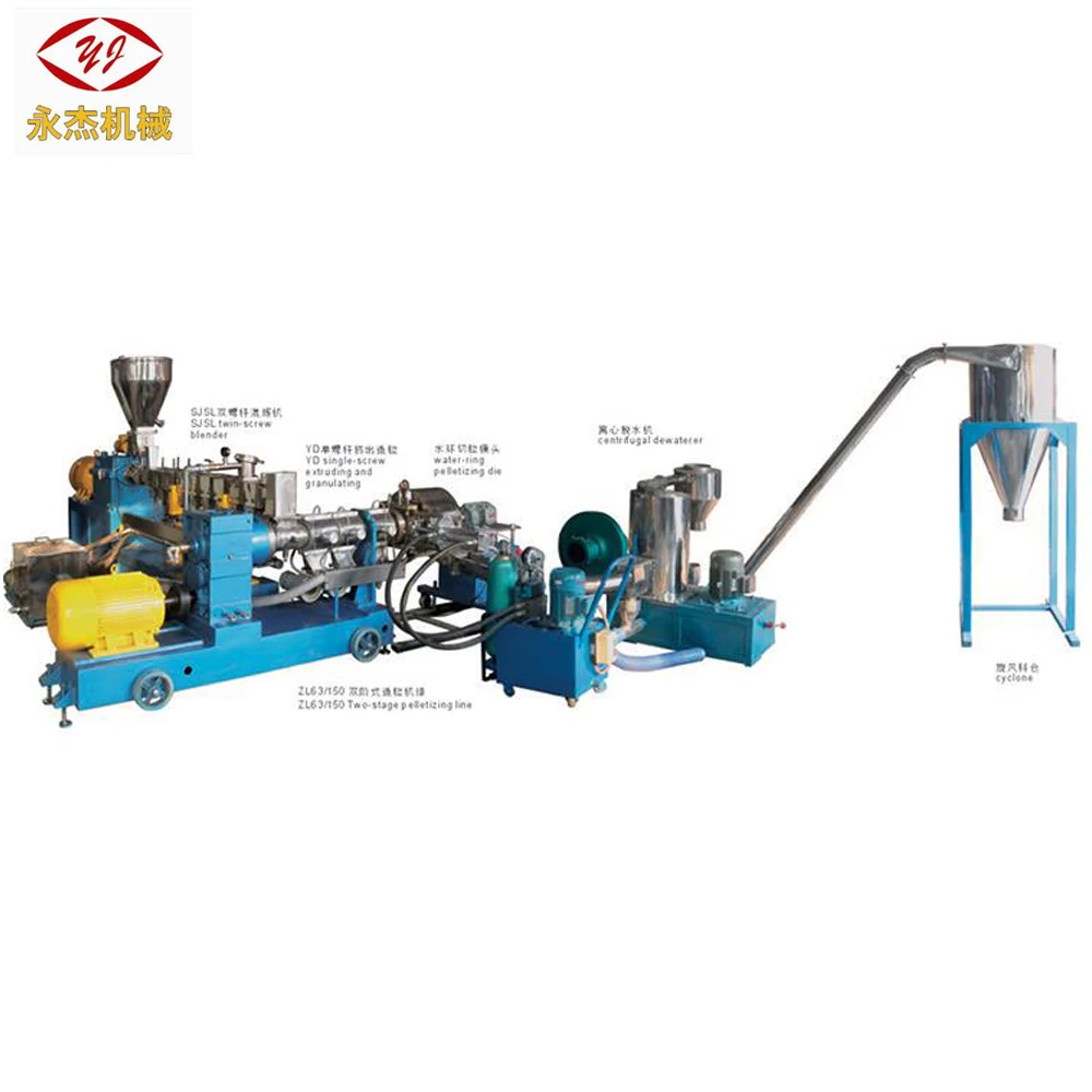 plastic granules production line pvc raw material machine pelletizing machine