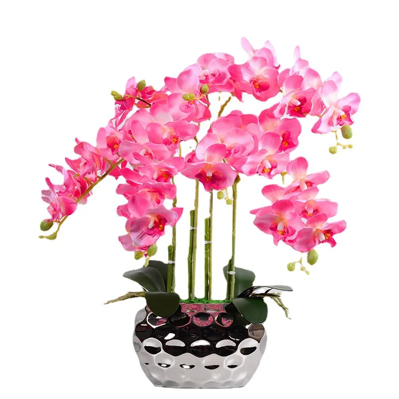 wholesale home decor real touch artificial butterfly orchid flower plant