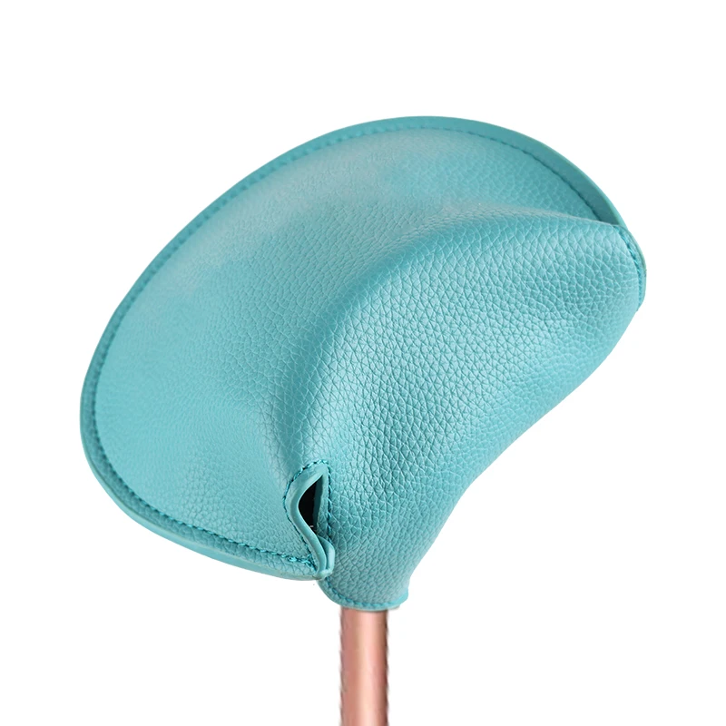 Golf Putter Head Cover - Mallet White Putter Covers, Fits Most Mallet Putters, Easily Slips on and Secures with Magnetic Closure