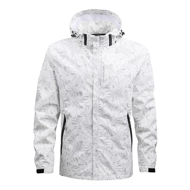 ruike OEM custom jackets man outdoor waterproof wind breaker lightweight windbreaker jacket for men